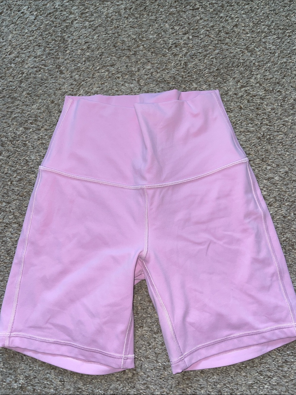 Pink lululemon Biker Shorts